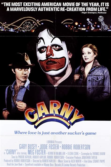About Carny. When a traveling carnival comes to a rural Nebraska town, the caged attraction everyone is talking about is the alleged Jersey Devil. When the beast escapes, tearing the citizens to shreds, local sheriff Sam Atlas steps up to form a tracking team. But the carnivorous fugitive is only one of Sam’s problems.